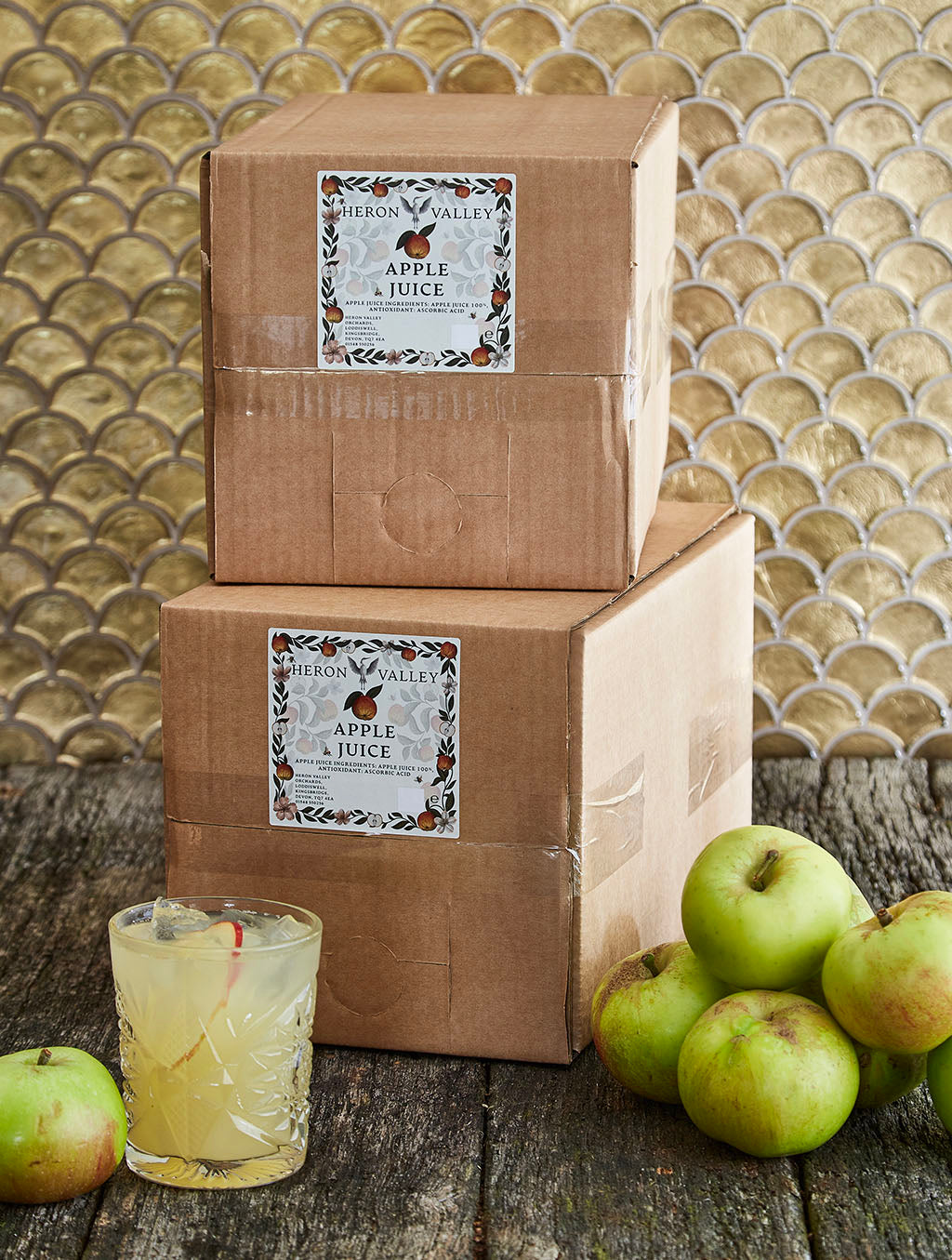 Sweet Apple Juice Bag in a Box Cloudy Apple Juice Heron Vally Heron Valley